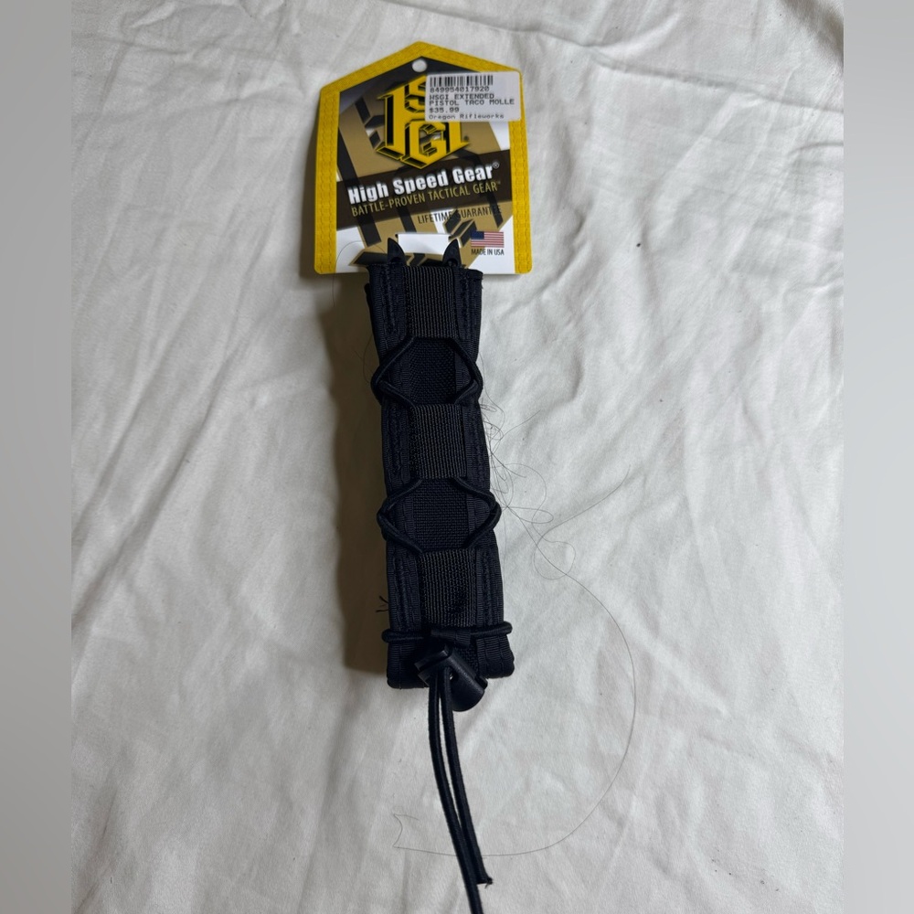 NWT High-speed gear extended pistol/flashlight MOLLE pouch (black)